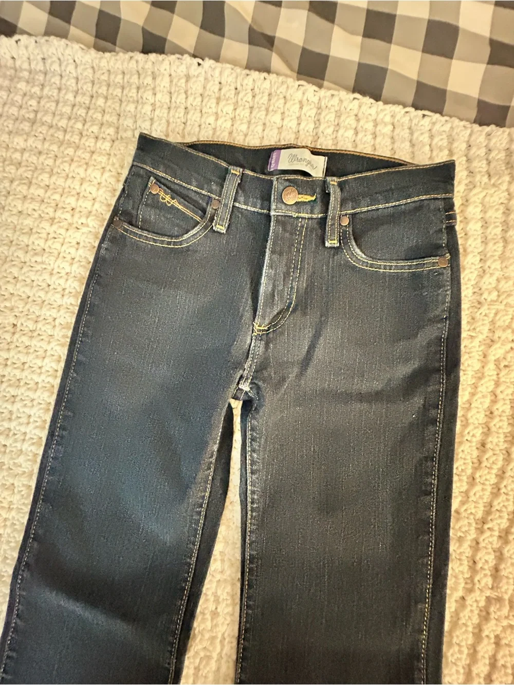 Wrangler Kids Dark Indigo Flare Jeans